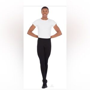 Men dance footed Black tights